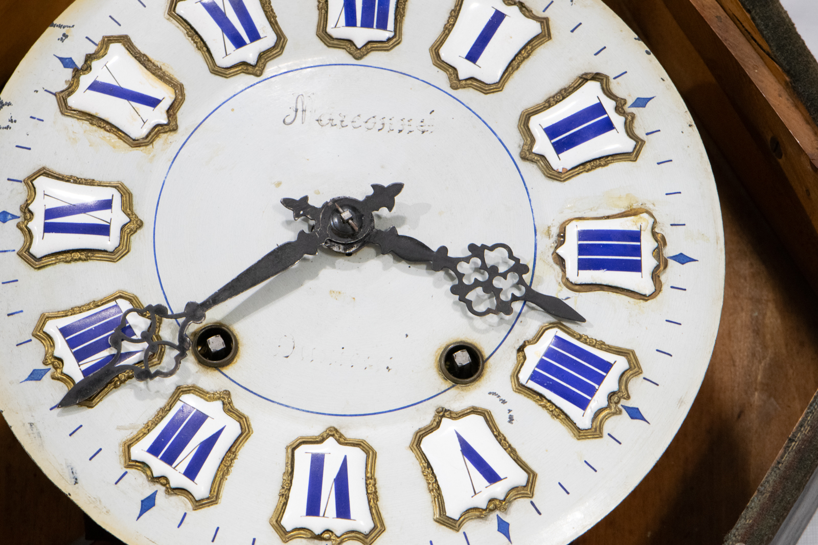 Antigue French I9th C Clock Movement for Parts Gbriel 8