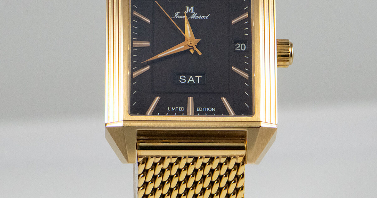 Jean Marcel Yellow Rectangle Swiss… | Arlex Jewelry, Watches & Clocks