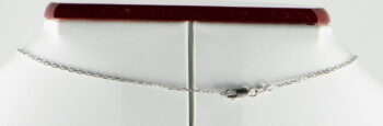18 K Diamond Pendant with 14 K White Gold Chain 6