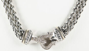 David Yurman Double Wheat Chain Necklace 3
