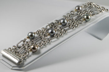 D Y Tahitian Pearls Bracelet 925 750 3