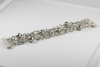 D Y Tahitian Pearls Bracelet 925 750 7