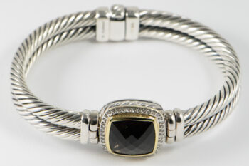 DY Bangle Brac with Smoky Quartz S S 750 1