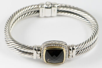 DY Bangle Brac with Smoky Quartz S S 750 3