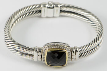 DY Bangle Brac with Smoky Quartz S S 750 5
