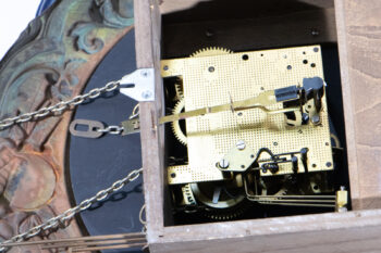 Grandfather clock Movement with Weights for Parts 8