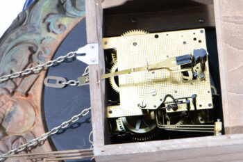 Grandfather clock Movement with Weights for Parts 9
