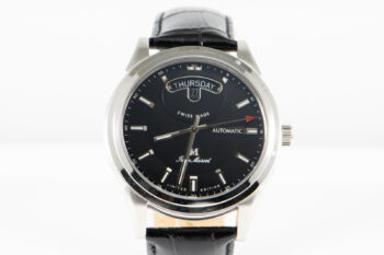 JM 160 267 Stainless Steel 276 300 Bk Leather Band 13