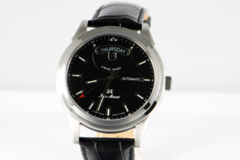 JM 160 267 Stainless Steel 276 300 Bk Leather Band 14