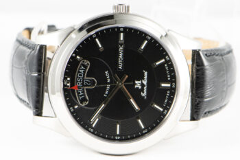 JM 160 267 Stainless Steel 276 300 Bk Leather Band 3