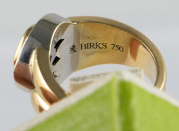 Birks 750 18 K Happy Floating Diamond Ring 6