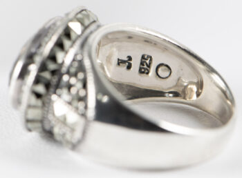 Sterling Silver 925 Ring with Brown Quartz Stone 4