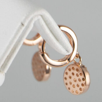 14 K Pink Gold Drop Earrings with CZ 12 2022 11 17 044731 efph