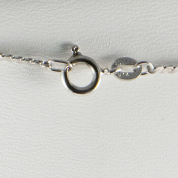 14 K White Gold Diamond Necklace 9