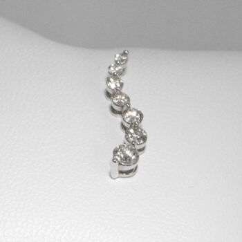 14 K White Gold JTW Diamond Jurney Pendant 3
