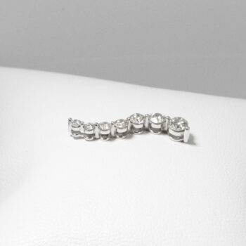 14 K White Gold JTW Diamond Jurney Pendant 7