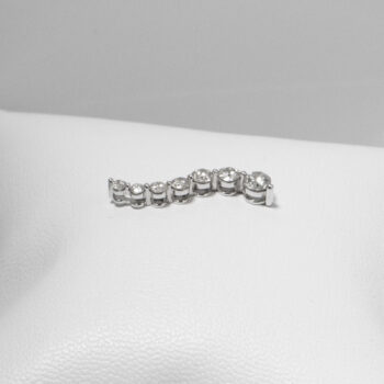 14 K White Gold JTW Diamond Jurney Pendant 9
