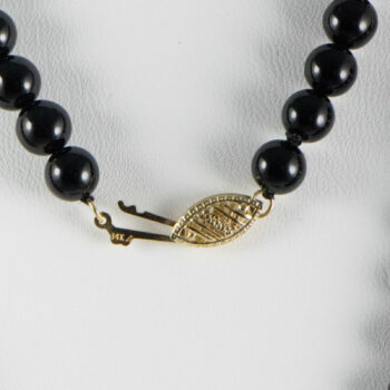 14k Onyxand Freshwater Pearls Necklace with Enhancer 6
