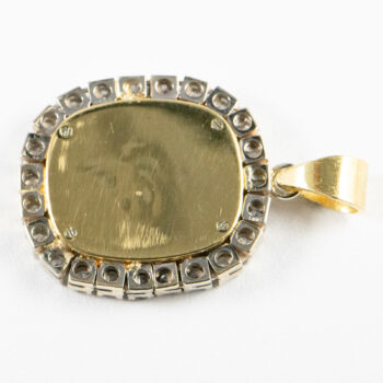 18 K Chopard Pendant Close up 4 and back 4