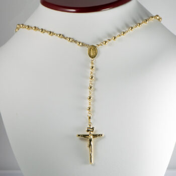 18 K Gold Rosary 12