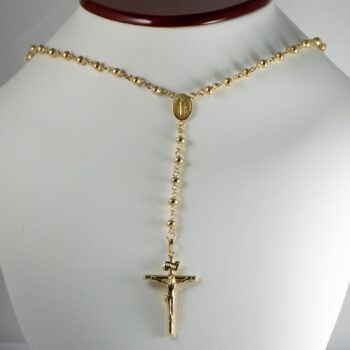 18 K Gold Rosary 13