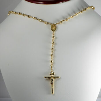 18 K Gold Rosary 14