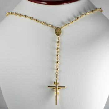 18 K Gold Rosary 16