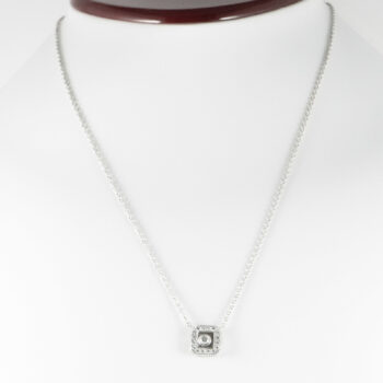 18 K White Gold Diamond Necklace Pre owned 3