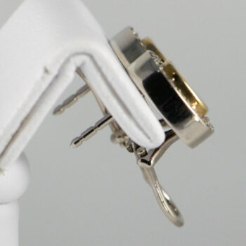 Birks 18 K Happy Floating Diamond Square Earrings 10