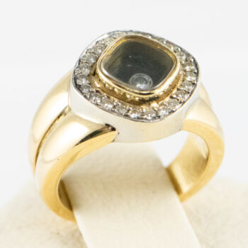 Birks 750 18 K Happy Floating Diamond Ring 2