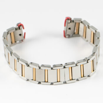 Cartier Francais S S Two Tone w Pink G Band 12