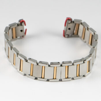 Cartier Francais S S Two Tone w Pink G Band 13