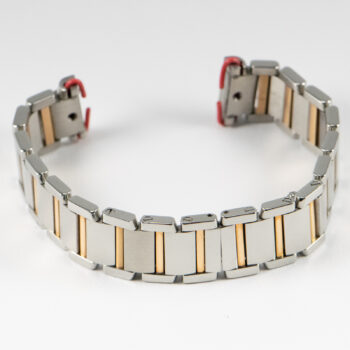 Cartier Francais S S Two Tone w Pink G Band 14