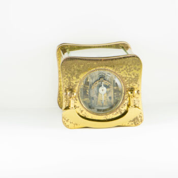 French Cariage clock H H Harris Harrington 12