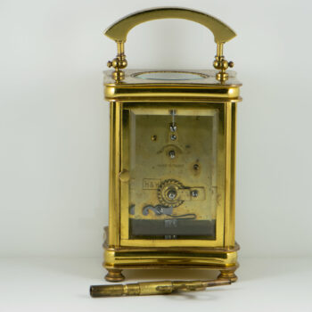 French Cariage clock H H Harris Harrington 5