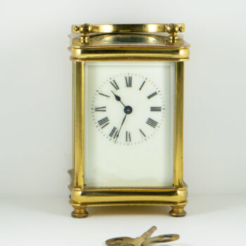 French Cariage clock H H Harris Harrington 6