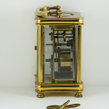 French Cariage clock H H Harris Harrington 8