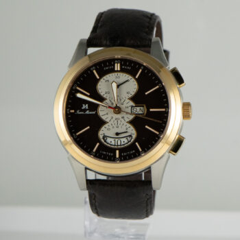 J M Chron TT 161 266 Brown Dial 009 300 Lea Band 4
