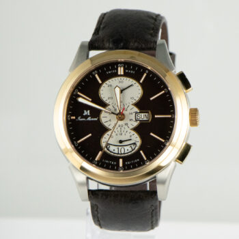 J M Chron TT 161 266 Brown Dial 009 300 Lea Band 7