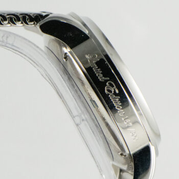 J M Chronograph S S 160 250 Black Dial Day Date SS Band 7