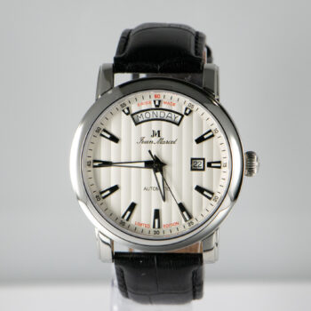 JM 160 252 Stainless Steel 029 300 Bk Leather Band 10
