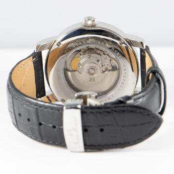 JM 160 252 Stainless Steel 029 300 Bk Leather Band 2
