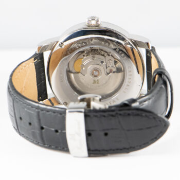 JM 160 252 Stainless Steel 029 300 Bk Leather Band 3