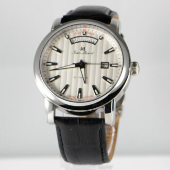 JM 160 252 Stainless Steel 029 300 Bk Leather Band 6