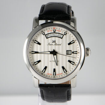 JM 160 252 Stainless Steel 029 300 Bk Leather Band 8