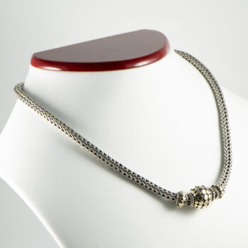 John Hardy Sterling Silver 3 Bead 18 K Gold Dot 8