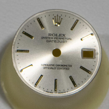 Rolex Ladies Dial Only Oyster Perpetual Silver Stick 5