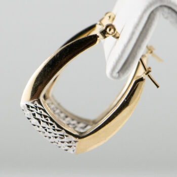 Two Tone Hoops 925 10 K 7
