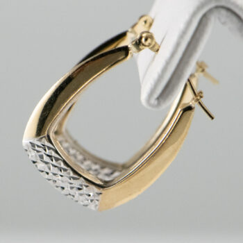 Two Tone Hoops 925 10 K 8