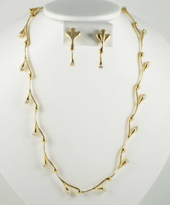 18 K Y Gold Necklace with Diamonds Set 4 2020 12 04 051424
